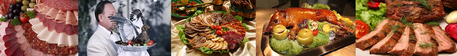 Фото закуски из мяса и мясных продуктов